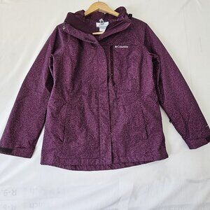 Columbia Woman’s Omnitech Interchange Jacket (No Liner) . Spring/ Fall Warmth.
